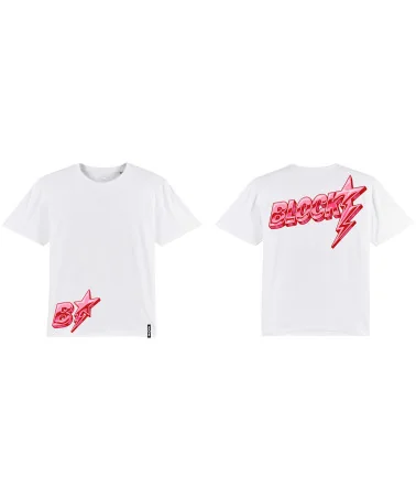 Block Limited - Bolt Boxy Fit Tshirt - White