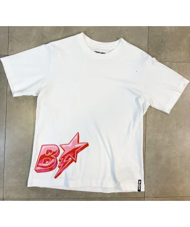 Block Limited - Bolt Boxy Fit Tshirt - White