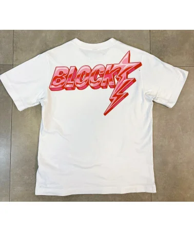 Block Limited - Bolt Boxy Fit Tshirt - White