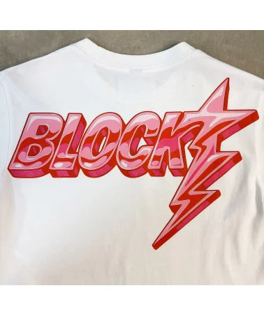 Block Limited - Bolt Boxy Fit Tshirt - White