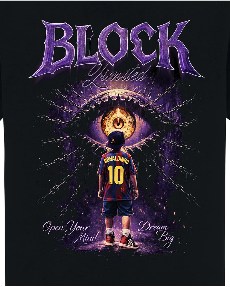 Block Limited - Bandana Boxy Fit Tshirt - Black | blockshops