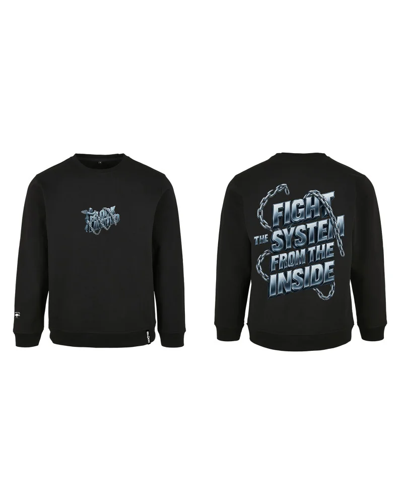 Block Limited - Fight The System Crewneck - Black