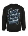 Block Limited - Fight The System Crewneck - Black