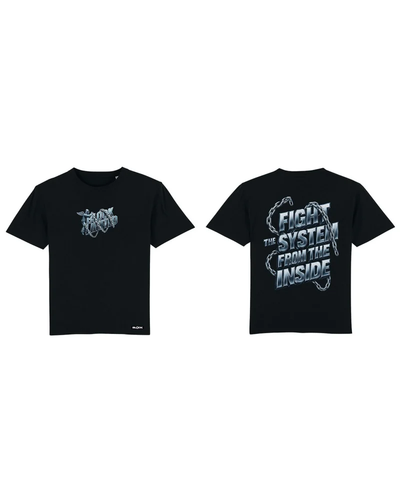 Block Limited - Fight The System Tshirt - Black