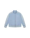Criminal Damage - Pin Tuck Track Top - Blue/Off White