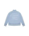 Criminal Damage - Pin Tuck Track Top - Blue/Off White