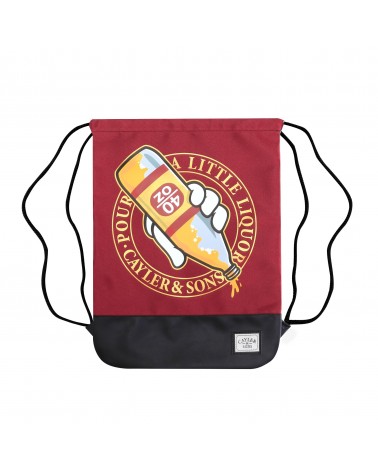 Cayler And Sons GLD - 40 OZ Gymbag - Maroon / Black / Gold 