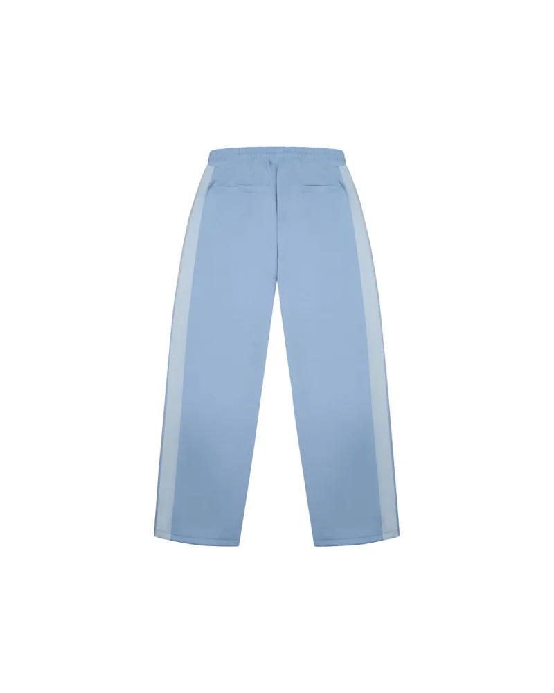 Criminal Damage - Pin Tuck Track Pant - Blue/Off White
