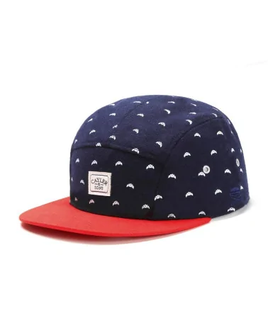 Cayler And Sons WL - Bonjour 5-Panel  - Navy / Red / White