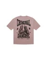Criminal Damage - Boxing Gym T-Shirt - Pink