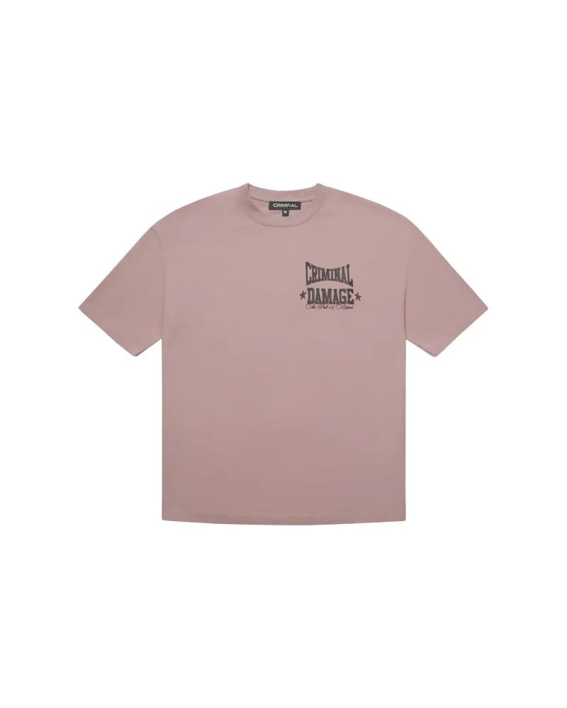Criminal Damage - Boxing Gym T-Shirt - Pink