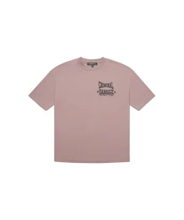 Criminal Damage - Boxing Gym T-Shirt - Pink