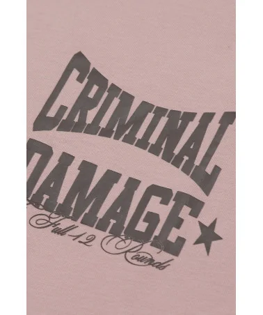 Criminal Damage - Boxing Gym T-Shirt - Pink