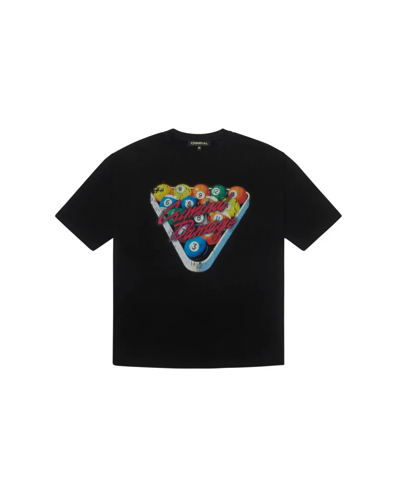 Criminal Damage - Pool Club T-Shirt - Black