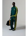 Criminal Damage - Pin Tuck Track Top - Green/Yellow