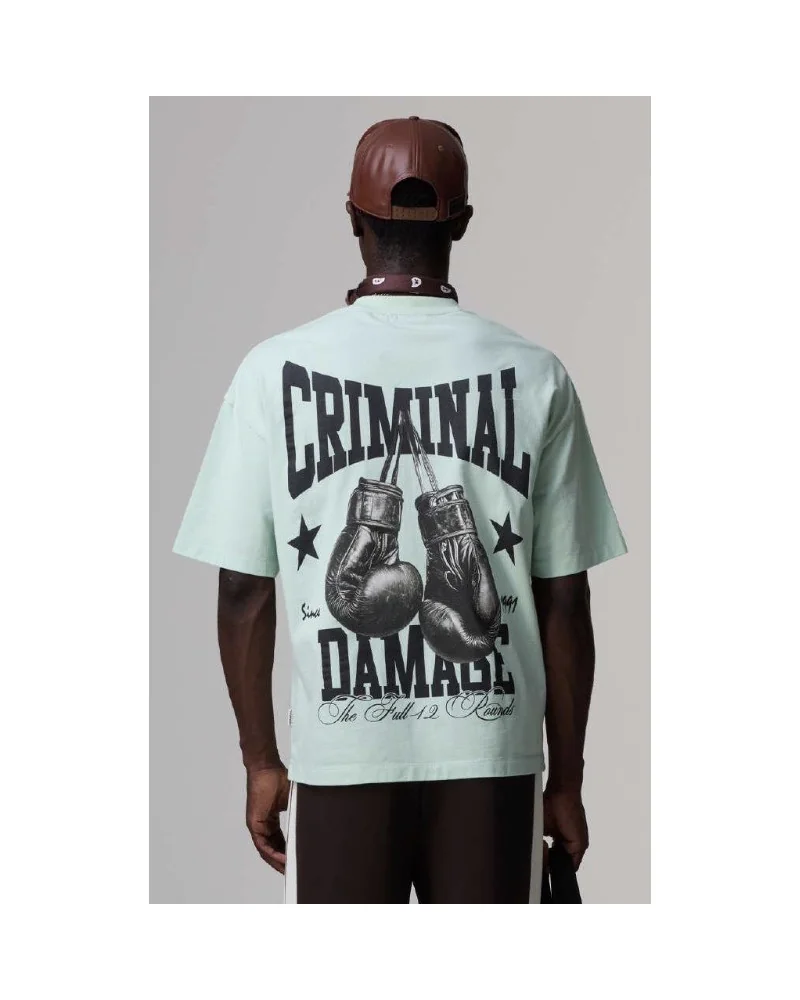 Criminal Damage - Boxing Gym T-Shirt - Mint