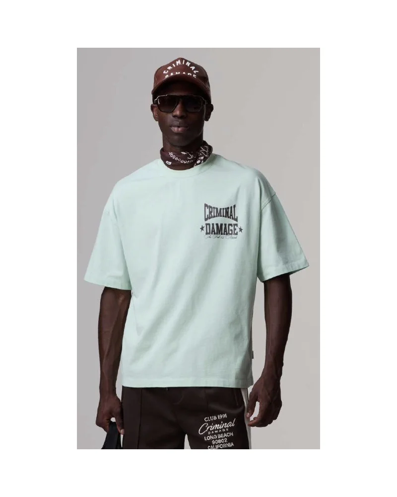 Criminal Damage - Boxing Gym T-Shirt - Mint