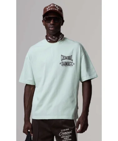 Criminal Damage - Boxing Gym T-Shirt - Mint