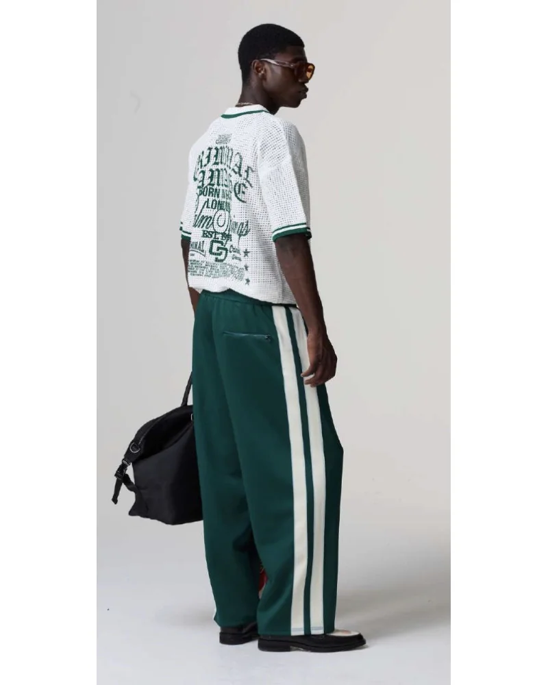 Criminal Damage - Logo Mania Knitted Shirt - White