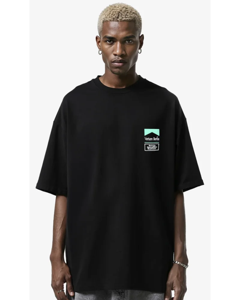 VERTERE BERLIN - Cig T-Shirt - Black