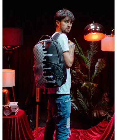 Sprayground NY - Penauts Snoopy Pink Stencil BackPack - Black/Pink