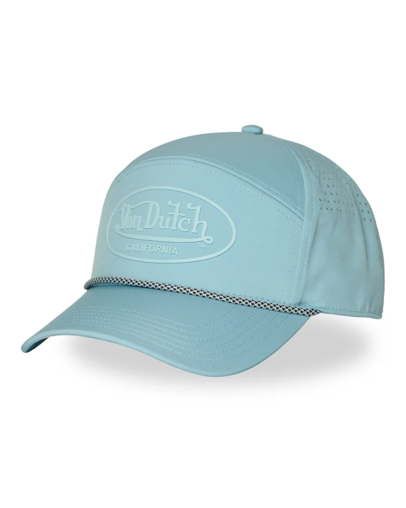 Von Dutch - 6 Panel Silicone Cord - Turquoise