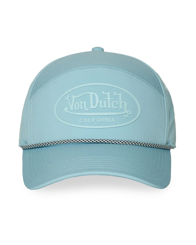 Von Dutch - 6 Panel Silicone Cord - Turquoise