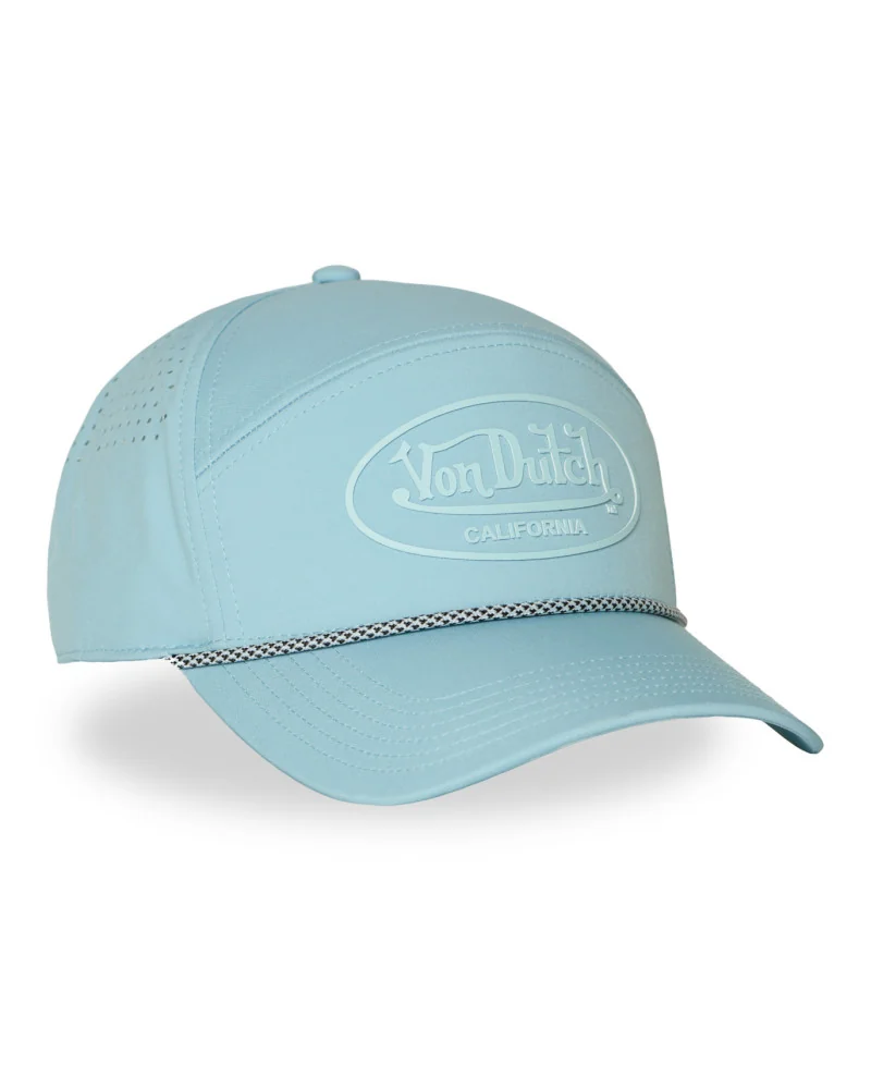 Von Dutch - 6 Panel Silicone Cord - Turquoise