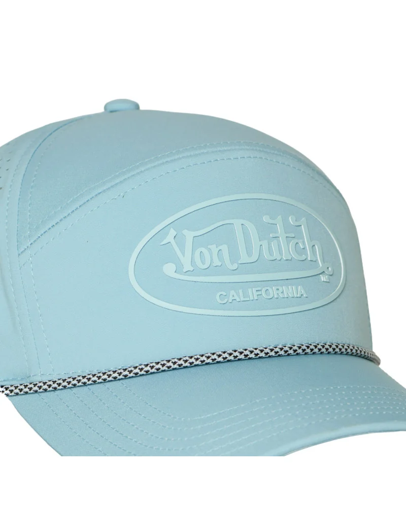 Von Dutch - 6 Panel Silicone Cord - Turquoise