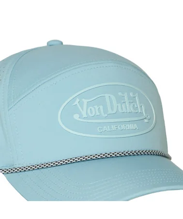 Von Dutch - 6 Panel Silicone Cord - Turquoise