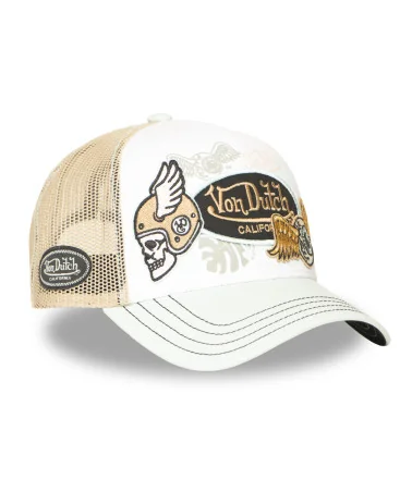 Von Dutch - Patches Trucker cap - Green/blue/White