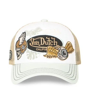Von Dutch - Patches Trucker cap - Green/blue/White