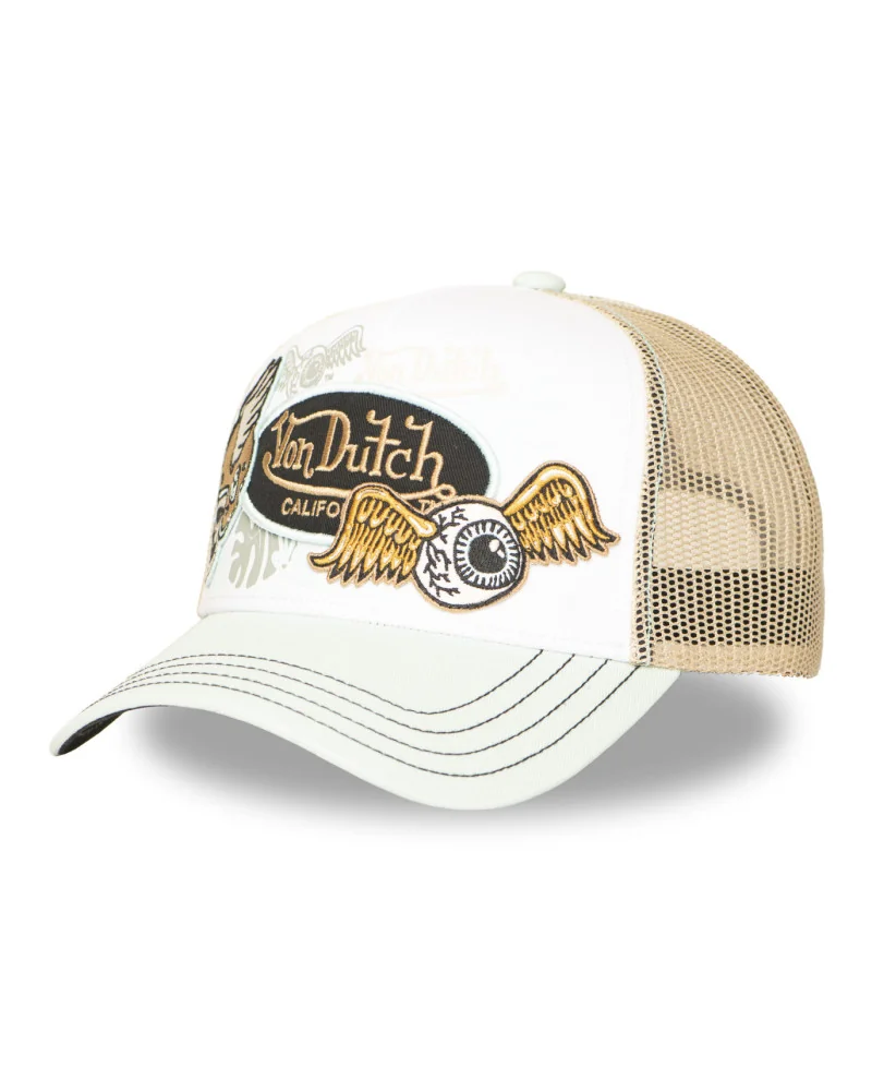 Von Dutch - Patches Trucker cap - Green/blue/White
