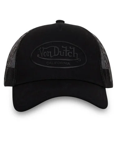 Von Dutch - Log01 Trucker Cap - Total Black