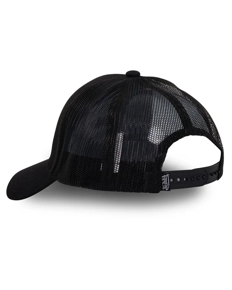 Von Dutch - 6 Panel Silicone Cord - Black / Red