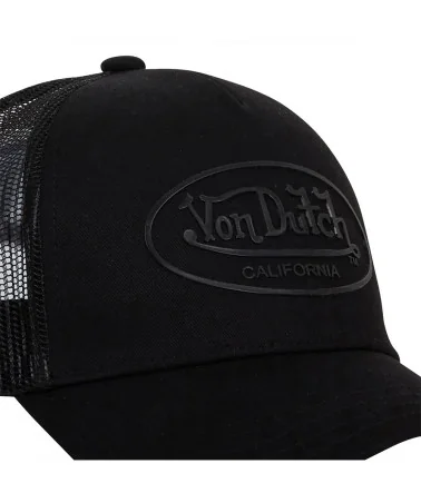 Von Dutch - Log01 Trucker Cap - Total Black