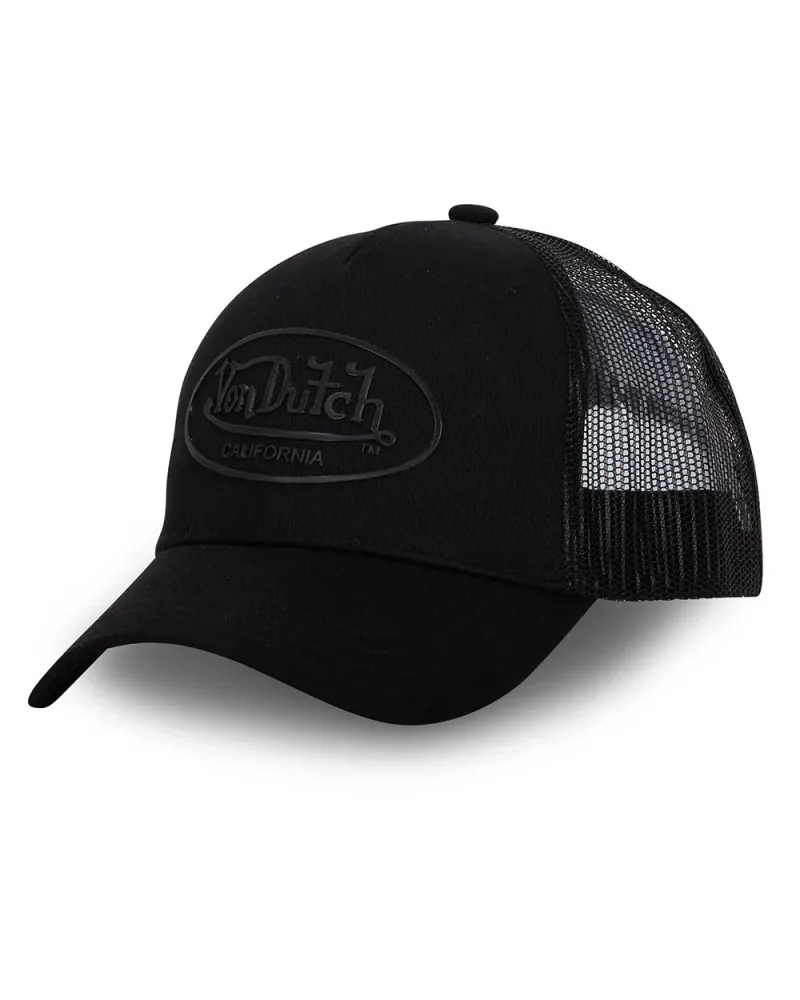 Von Dutch - Log01 Trucker Cap - Total Black