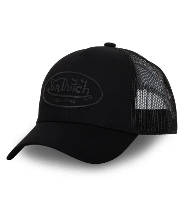 Von Dutch - Log01 Trucker Cap - Total Black