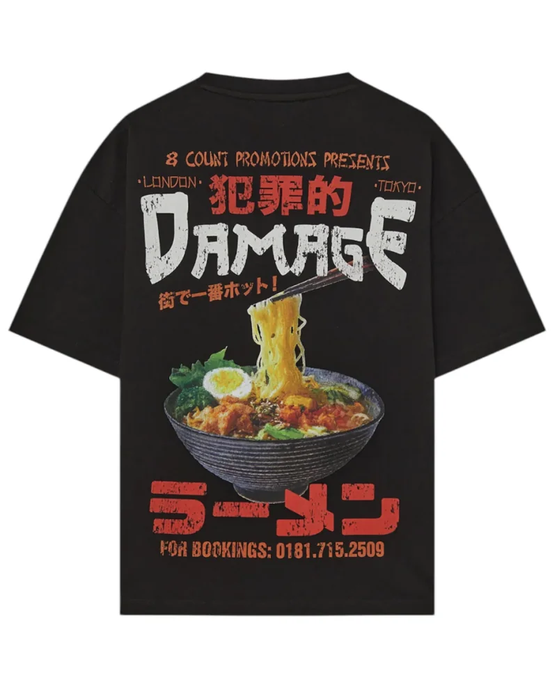 Criminal Damage - Ramen T-Shirt - Black