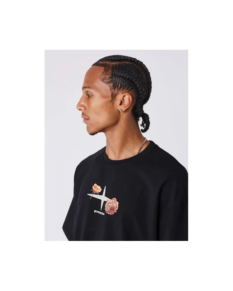 Project X Paris - Floral Tee - Black