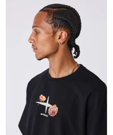 Project X Paris - Floral Tee - Black