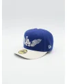 New Era - Los Angeles Dodgers Team Wings Fitted Curved Cap - Blue / White