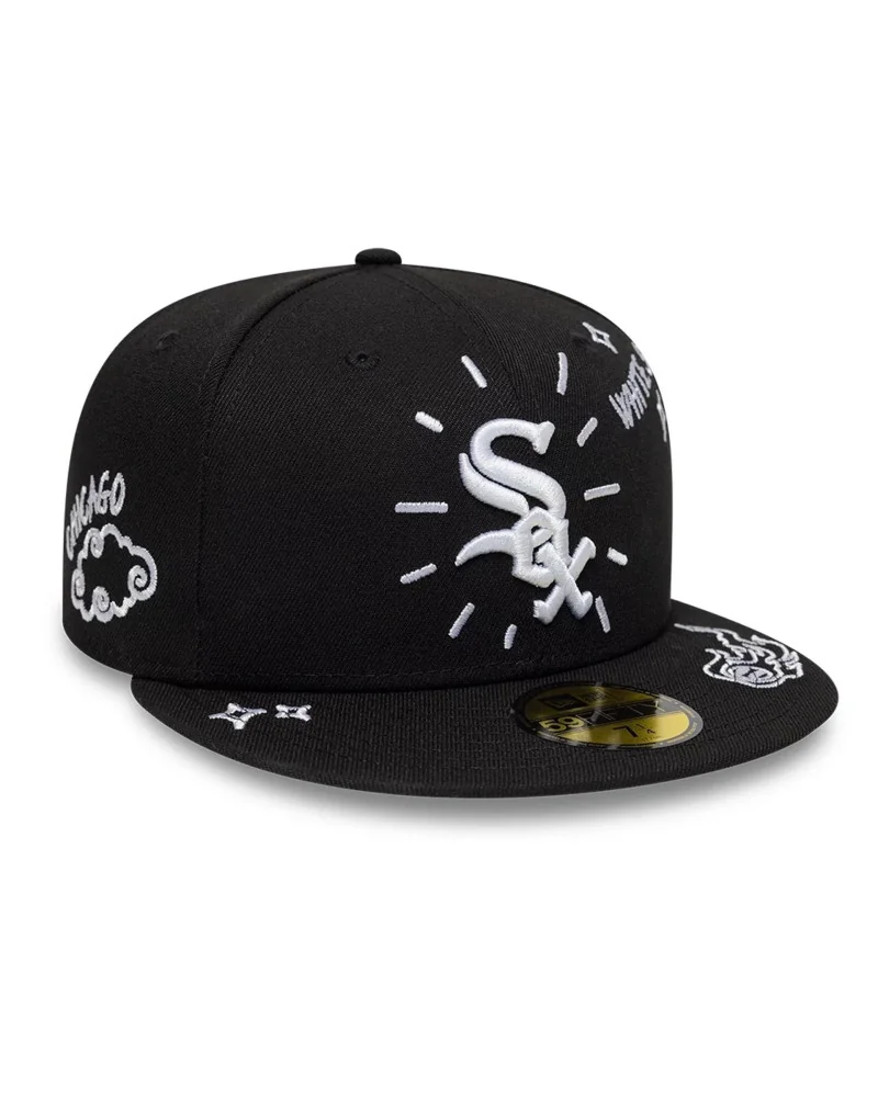 New Era - Chicago White Sox MLB Scribble 59FIFTY Fitted Cap - Black