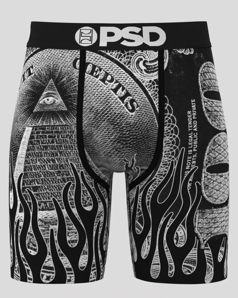PSD Underwear - Silver Band - Black