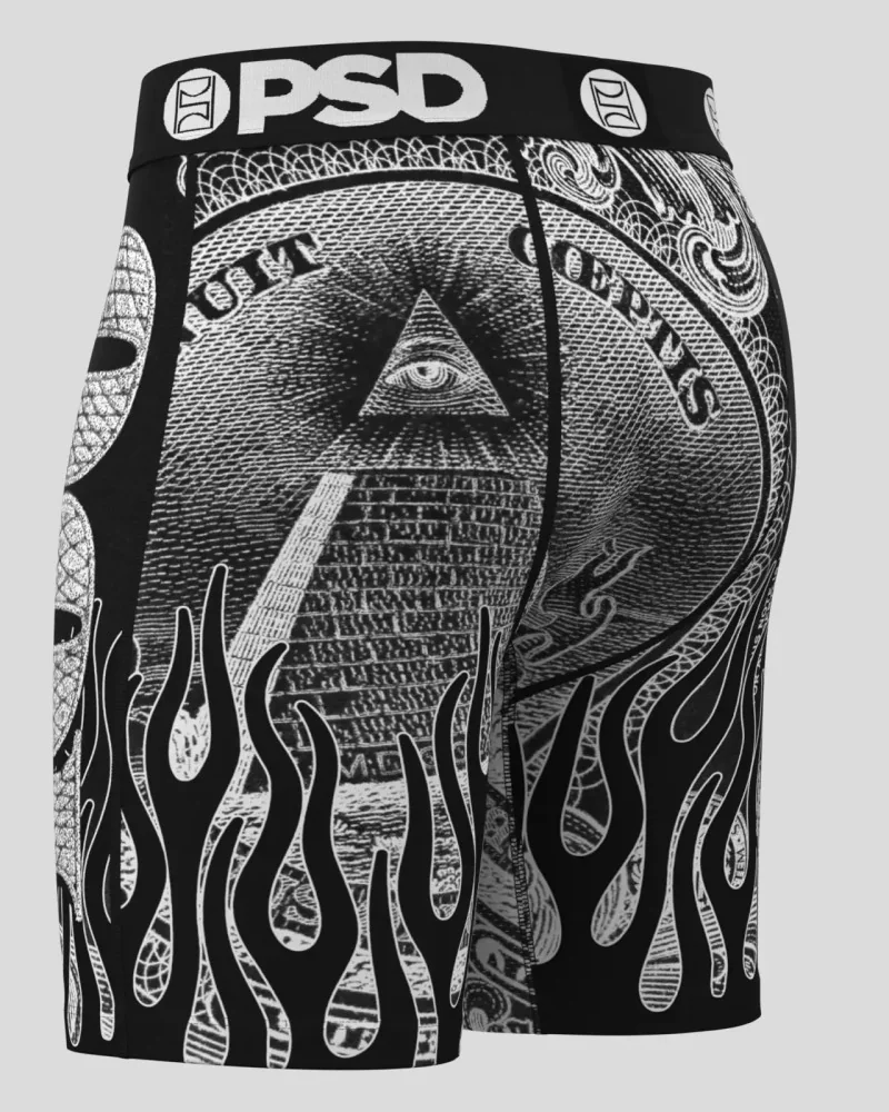 PSD Underwear - Silver Band - Black