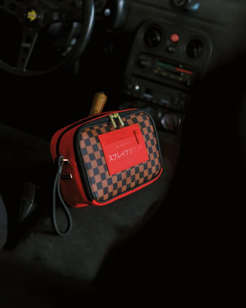 Sprayground NY - That Gold Drap Toiletry Brick - Black