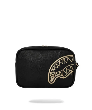 Sprayground NY - That Gold Drap Toiletry Brick - Black