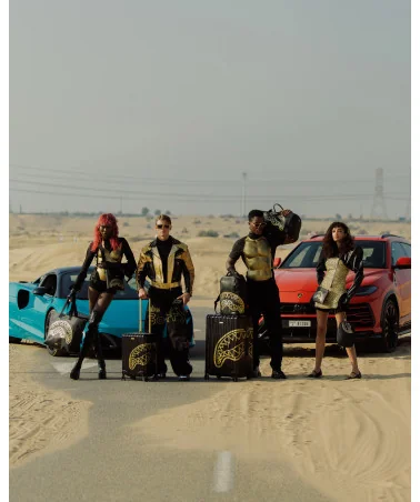 Sprayground NY - That Gold Drap Toiletry Brick - Black