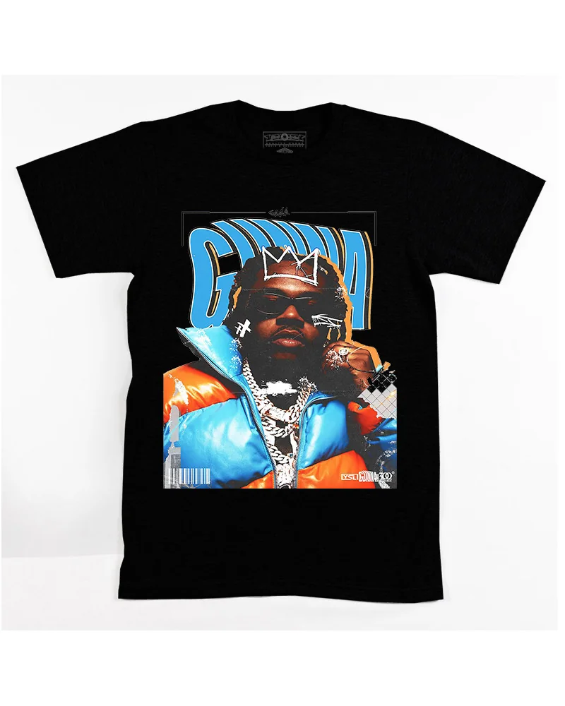 Block Custom - Young Thug Cracked Slime Tee - Black | blockshops