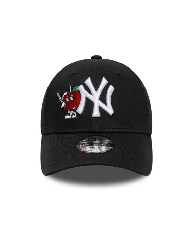 New Era - New York Yankees MLB Icon Black 9FORTY Adjustable Cap - Black